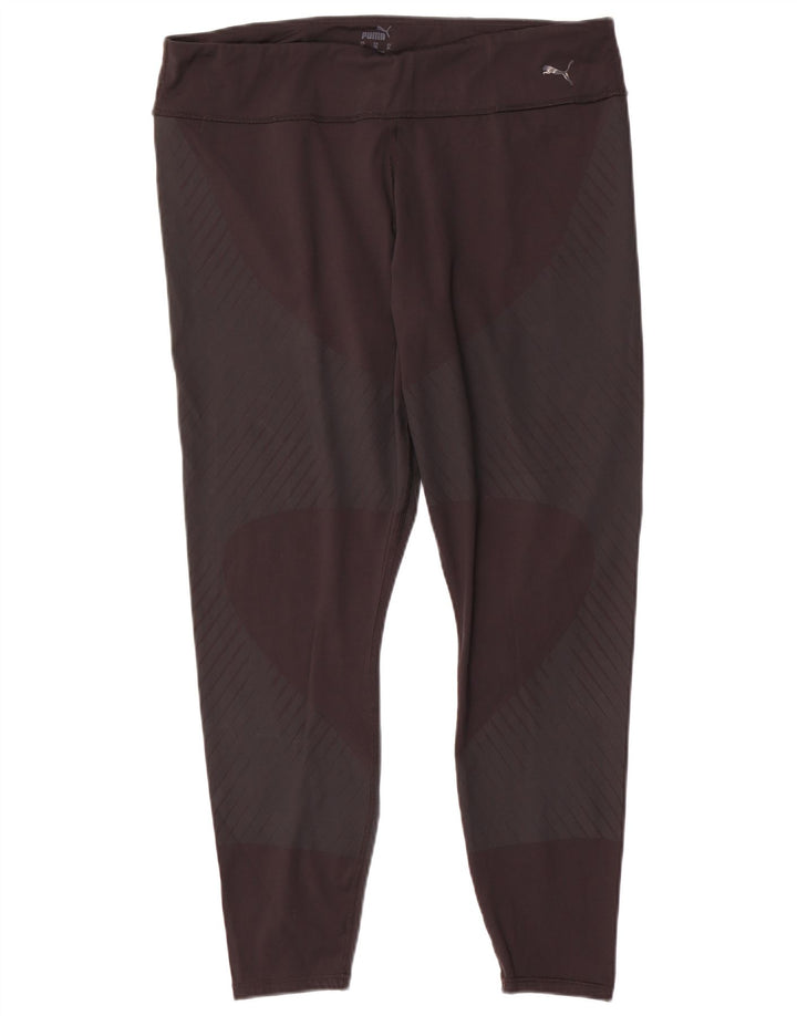 Puma Leggings para mujer ES 40 XL Negro Colorblock