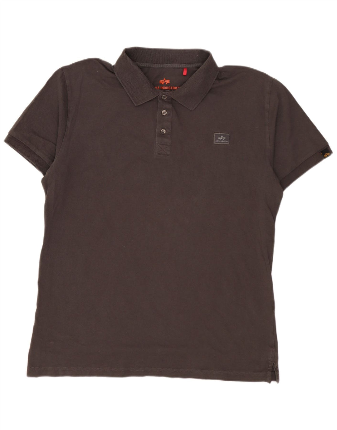 ALPHA INDUSTRIES Polo Hombre XL Algodón Gris