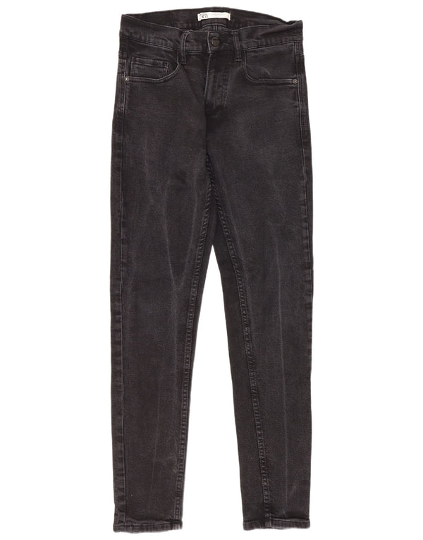 Zara Jeans ajustados para hombre EU 38 Small W30 L31 Algodón negro