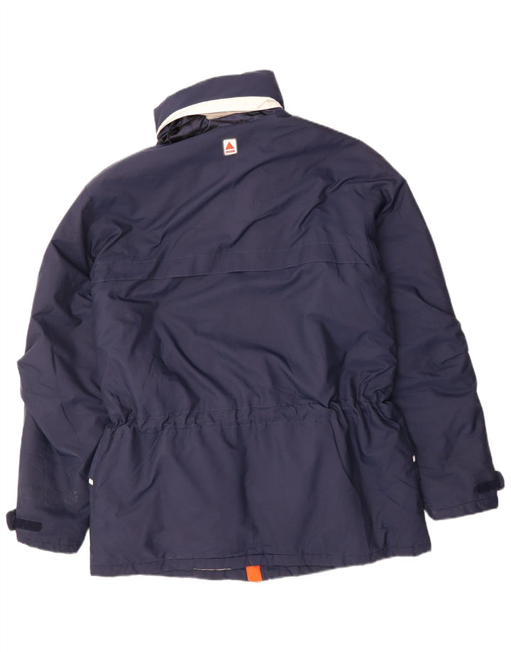 Fila Chaqueta de esquí para hombre grande poliéster azul marino