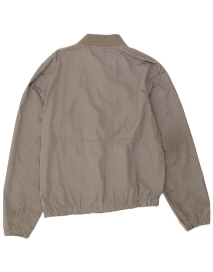 Marks & Spencer Chaqueta Bomber para Hombre UK 40 Grande Poliéster Gris