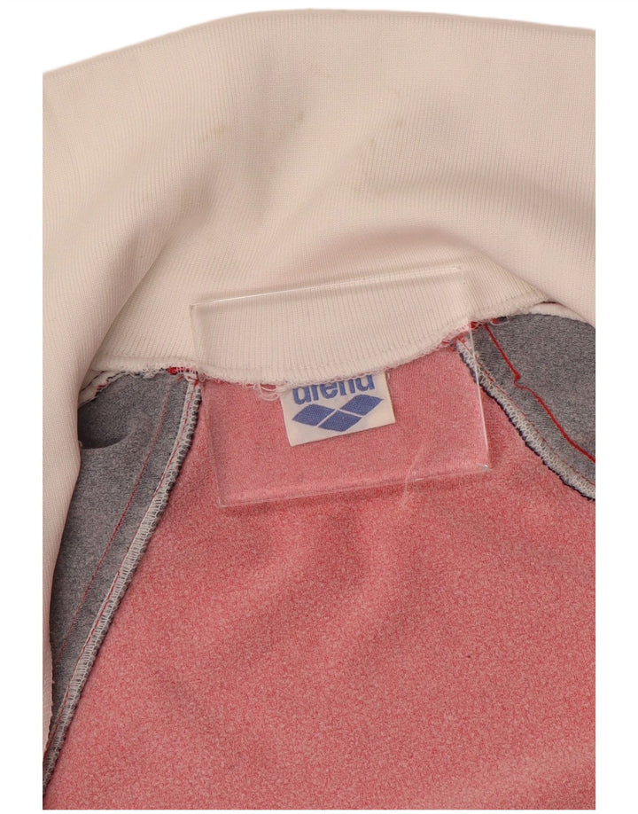 Arena Chaqueta De Chándal Con Estampado Gráfico De Poliamida Color Block Rojo Mediano Hombre