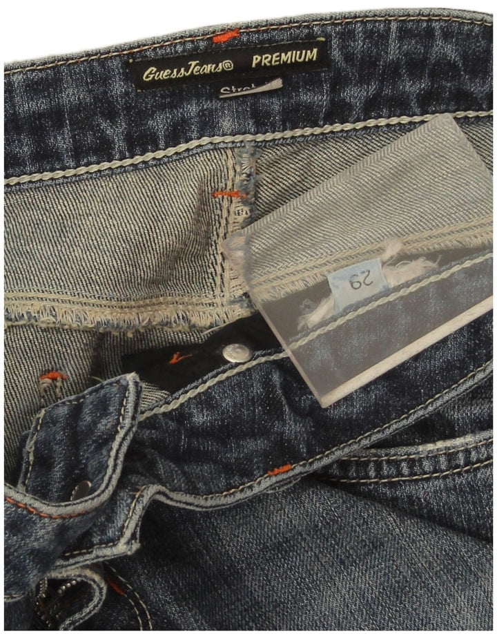 GUESS Vaqueros Rectos Mujer W29 L27 Azul