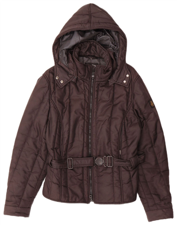 REFRIGIWEAR Chaqueta acolchada con capucha Sixty spa para mujer IT 50 XL Marrón