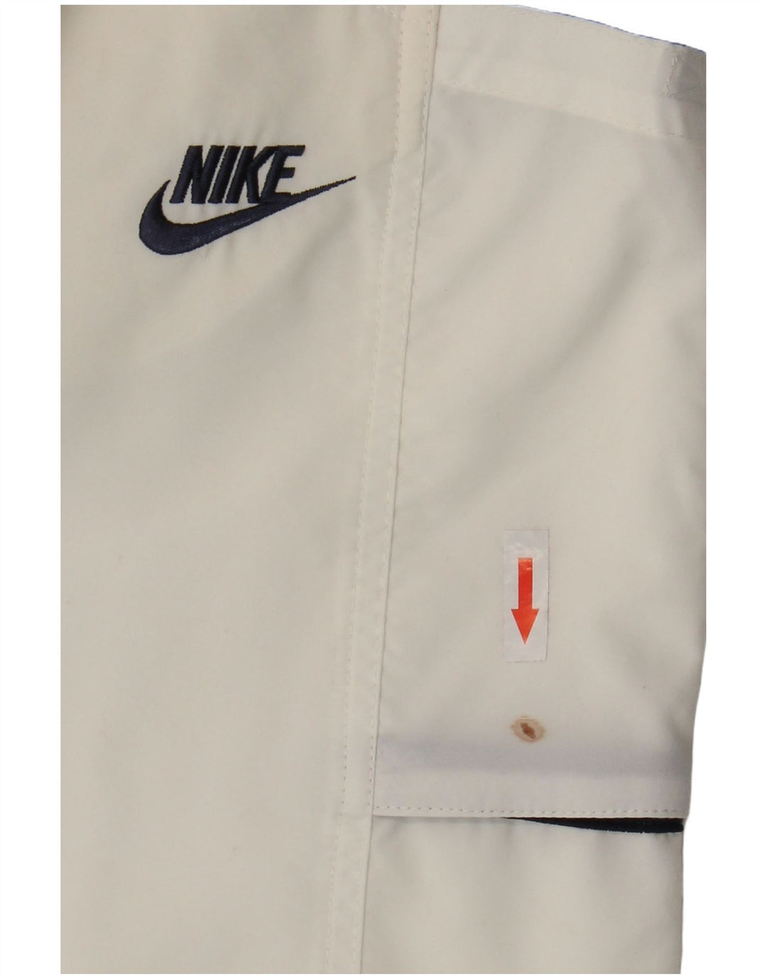 Nike Pantalones cortos deportivos para hombre ES 37/39 XL Blanco Colorblock Poliéster