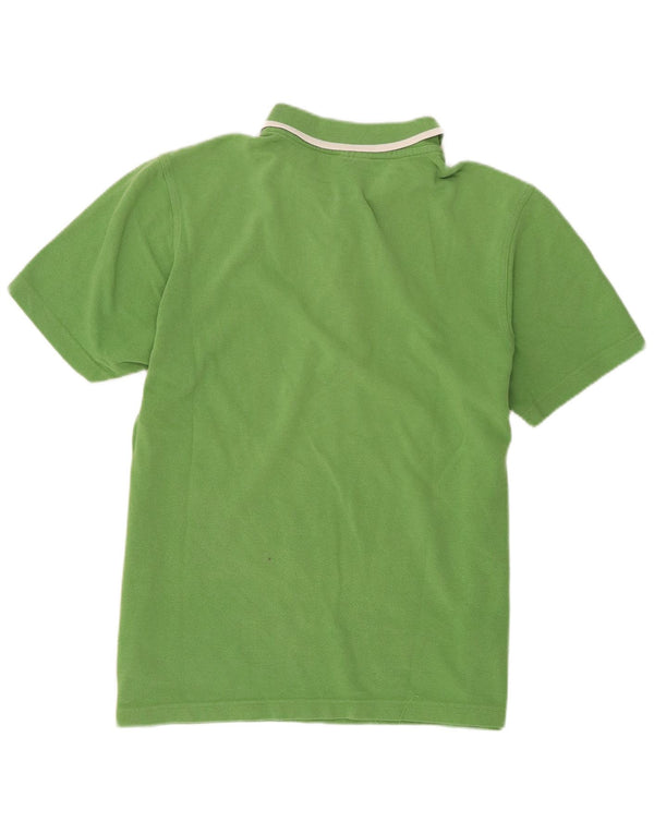 Adidas Polo para hombre de algodón a rayas verdes grandes