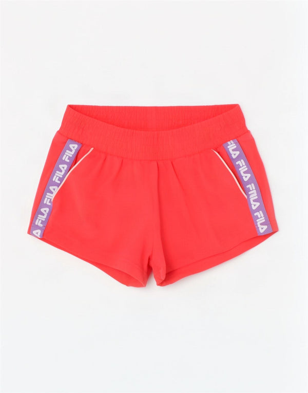 Fila Shorts deportivos con estampado gráfico para niñas 11-12 años Algodón color block rosa
