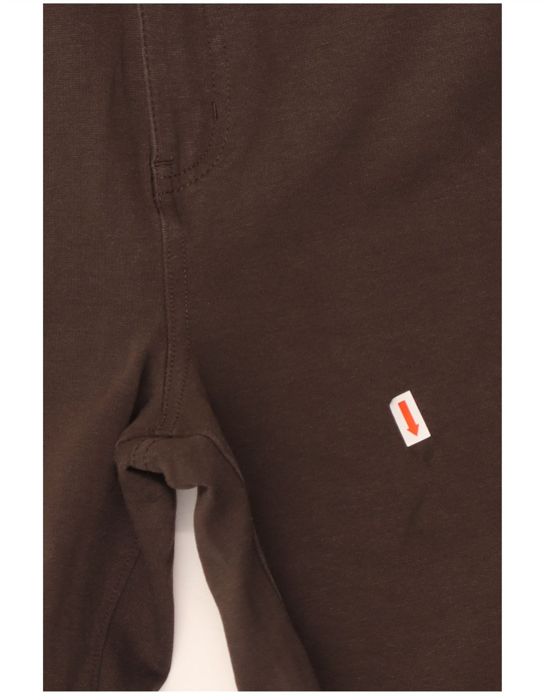 CALVIN KLEIN Pantalones casuales rectos para mujer US 14 XL W36 L27 Algodón marrón