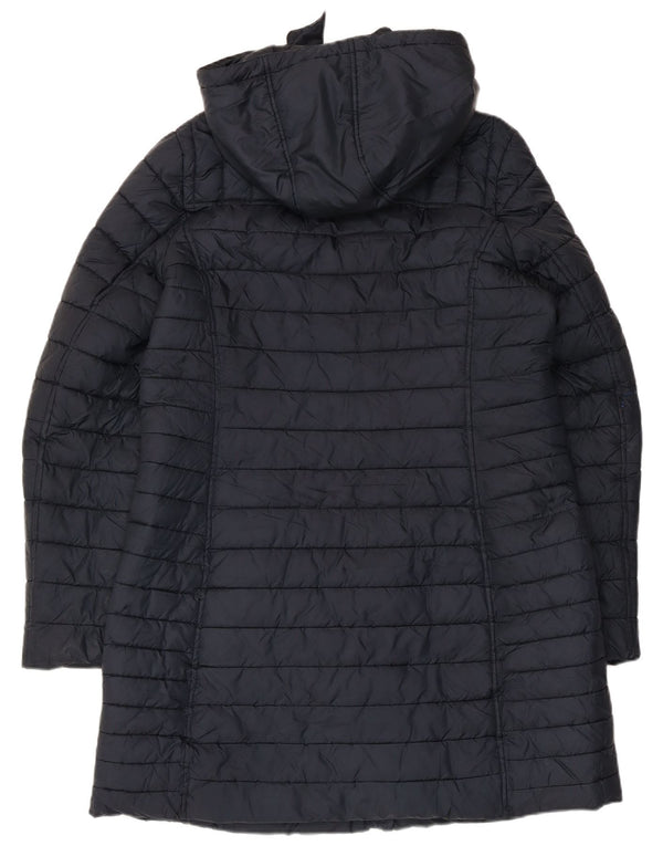 Abrigo acolchado con capucha para mujer Joules UK 46 Large Poliéster azul marino
