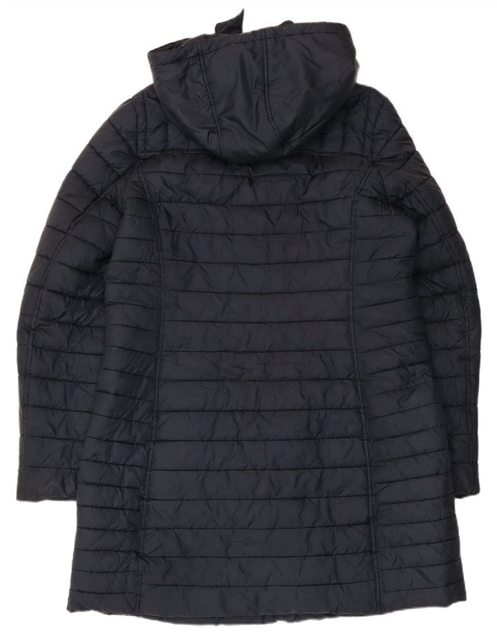 Abrigo acolchado con capucha para mujer Joules UK 46 Large Poliéster azul marino