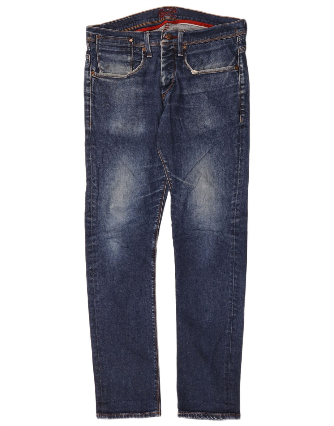 Vaqueros ajustados para hombre Penguin W32 L32 Algodón azul