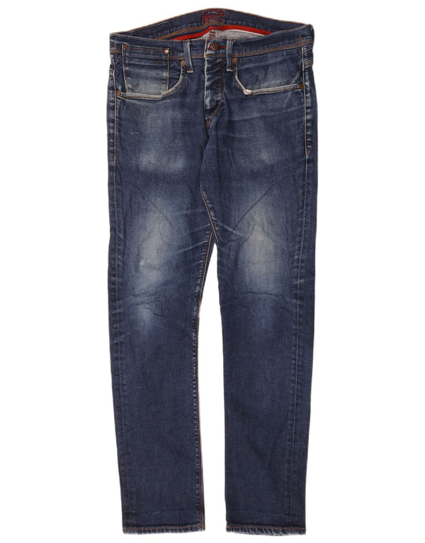 Vaqueros ajustados para hombre Penguin W32 L32 Algodón azul