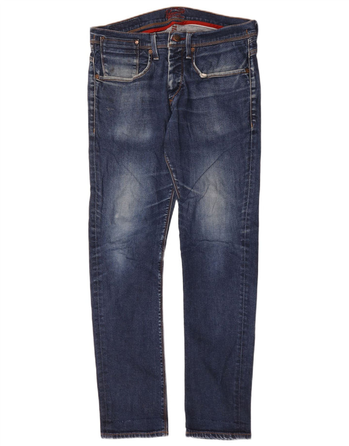 Vaqueros ajustados para hombre Penguin W32 L32 Algodón azul