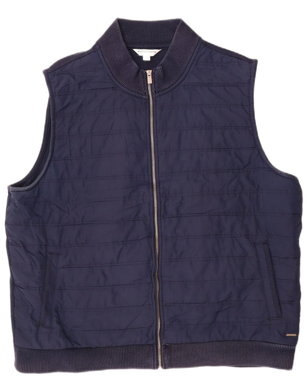 Marks & Spencer Mens Autograph Chándal Top Chaqueta 2XL Azul Marino