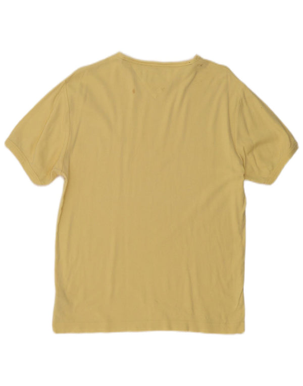 Camiseta Tommy Hilfiger Hombre Top Medium Amarillo Algodón