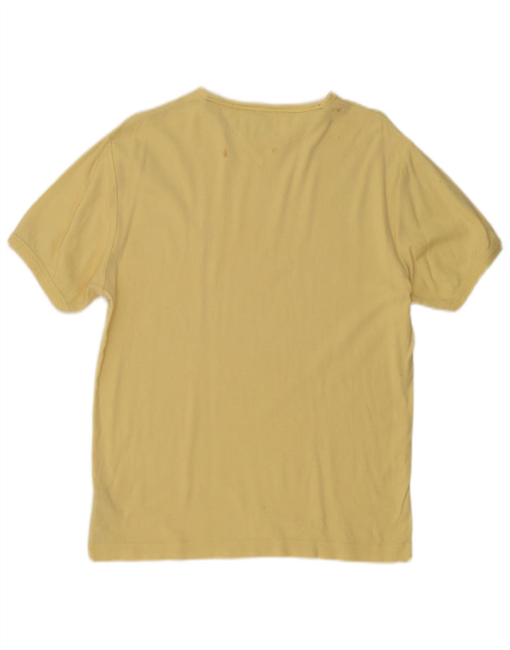 Camiseta Tommy Hilfiger Hombre Top Medium Amarillo Algodón