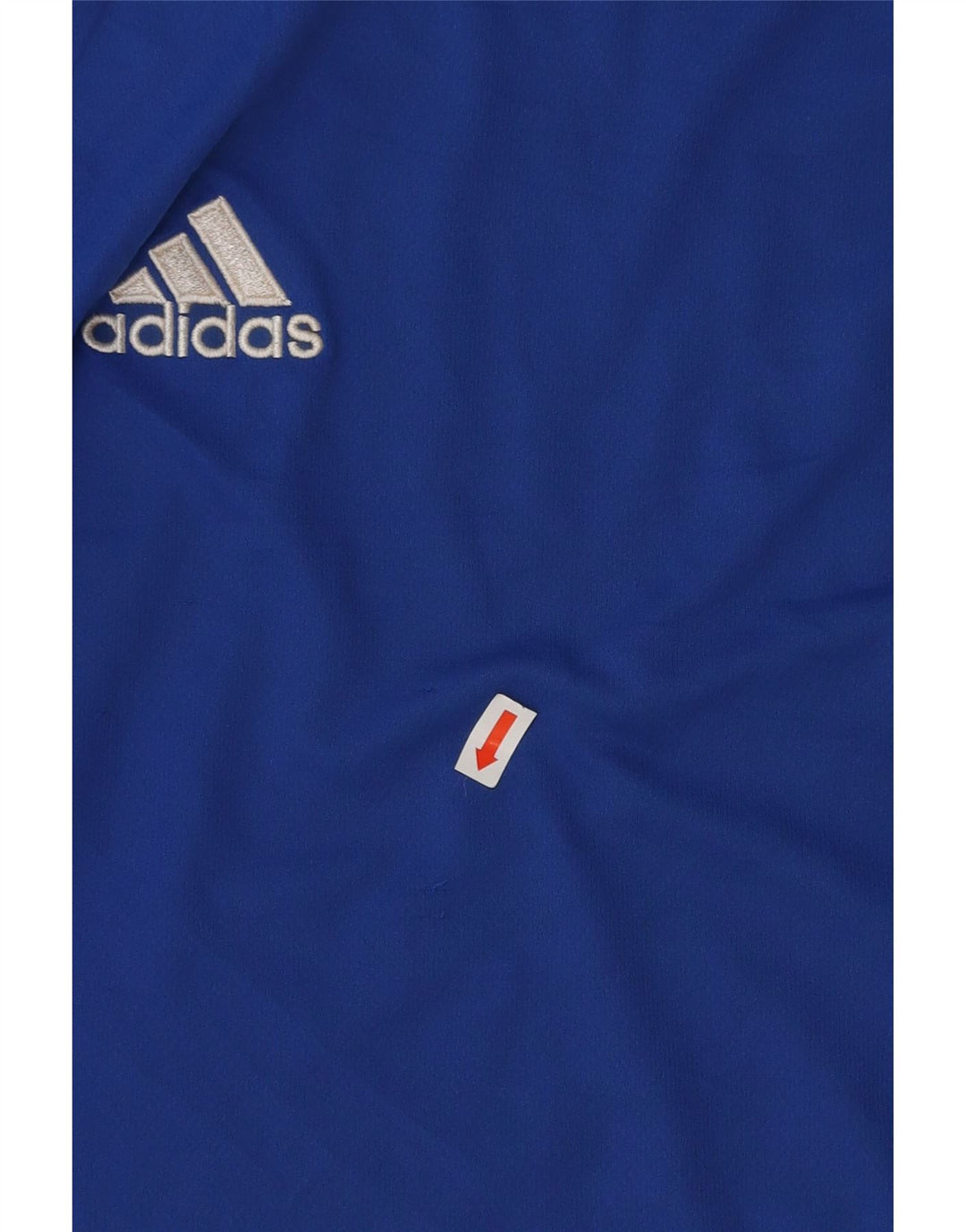 ADIDAS Camiseta Climalite para hombre Top grande azul color block poliéster