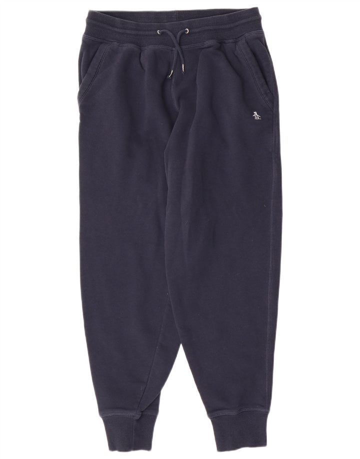 Penguin Hombre Pantalones De Chándal Joggers Small Azul Marino Algodón