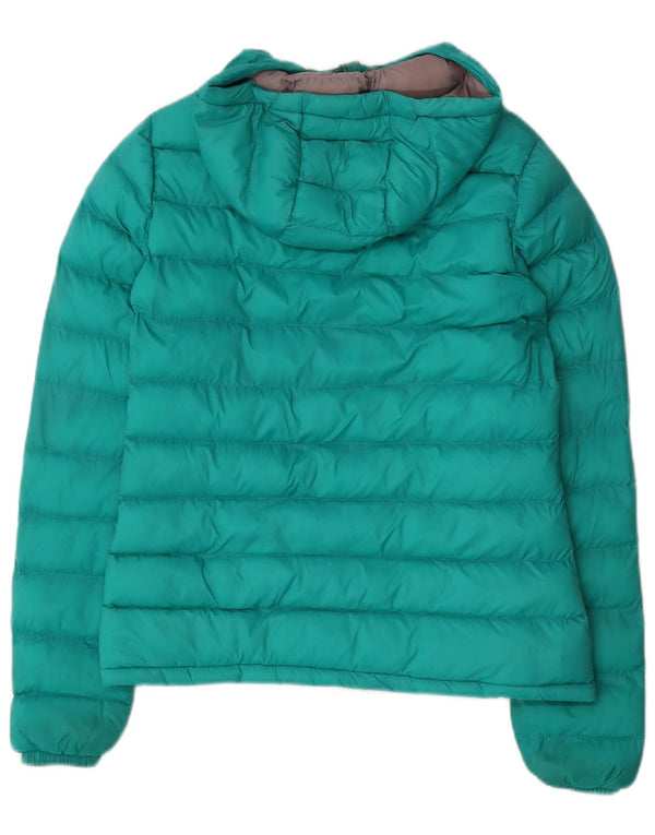 Chaqueta acolchada con capucha para mujer Mountain Warehouse UK 8 Small Verde Colorblock