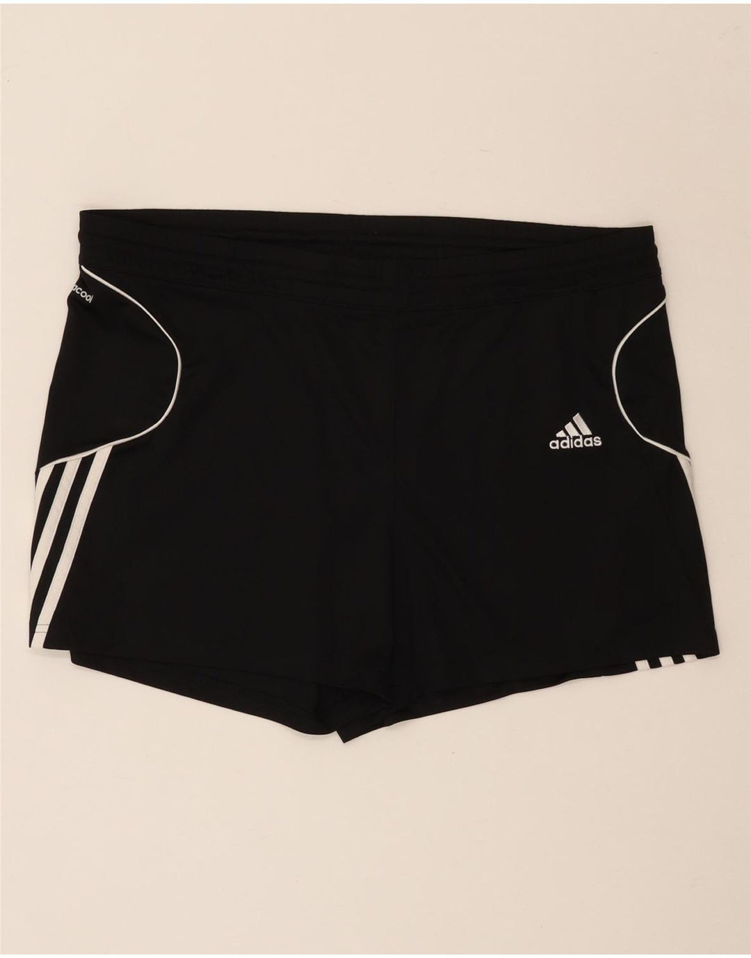 ADIDAS Mujer Climacool Sport Shorts UK 12/14 Mediano Negro