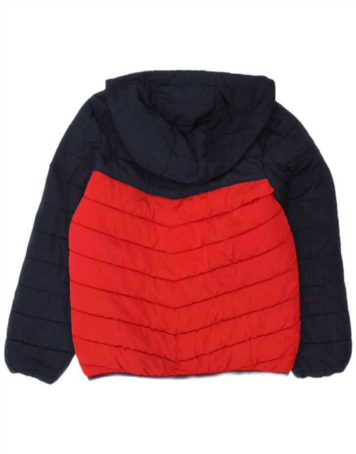 Joules Chaqueta acolchada con capucha para niño 7-8 años Azul marino Colorblock