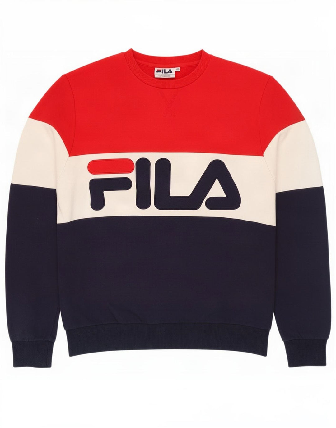 Fila Sudadera Jumper para Mujer UK 40 Medium Multicolor Colorblock