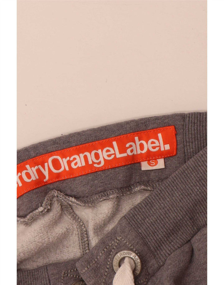 Superdry Pantalones de chándal para mujer, talla 40, algodón gris pequeño