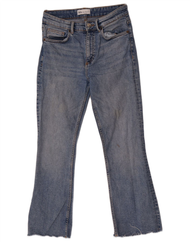 Zara Jeans Bootcut para Mujer EU 38 Small W28 L26 Algodón Azul