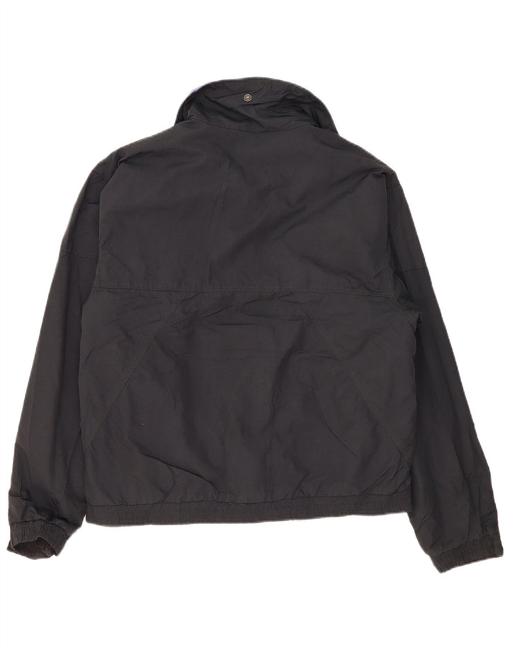Eddie Bauer Chaqueta cortavientos para hombre UK 36 Small Black Nylon
