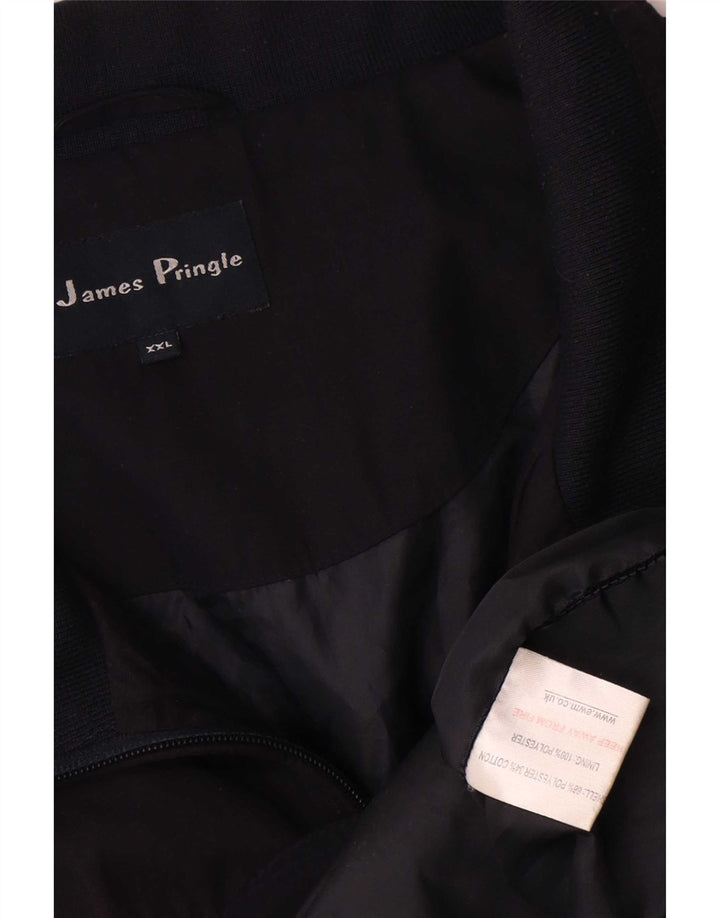 James Pringle Chaqueta Bomber para Hombre UK 44 2XL Algodón Azul Marino