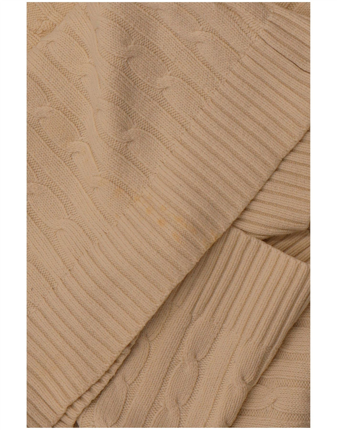 CREW CLOTHING Suéter tipo jersey con cuello en V para mujer UK 18 XL Algodón blanco roto