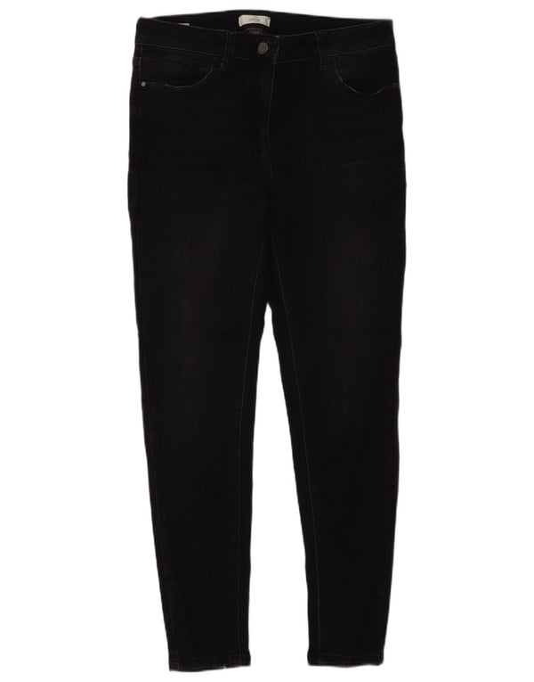 oltre Vaqueros pitillo para mujer UK 10 Small W30 L28 Algodón negro