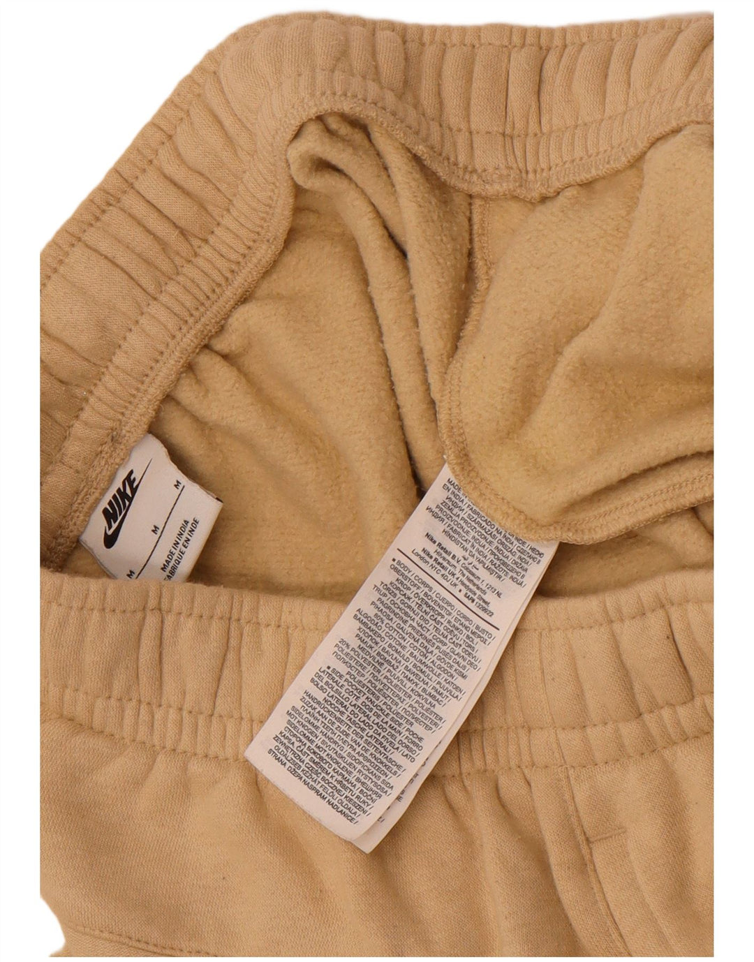 Pantalón De Chándal Nike Joggers Algodón Beige Medio