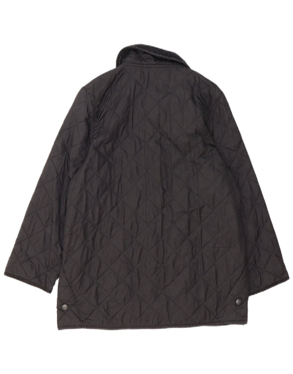 Barbour Chaqueta Acolchada Mujer UK 40 XL Poliamida Negra