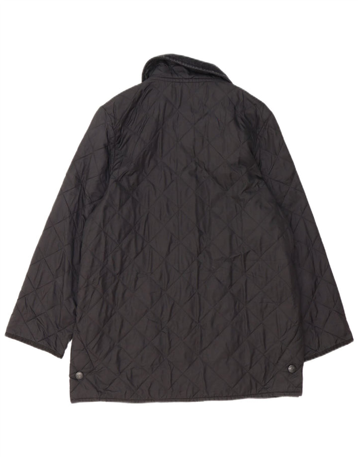Barbour Chaqueta Acolchada Mujer UK 40 XL Poliamida Negra