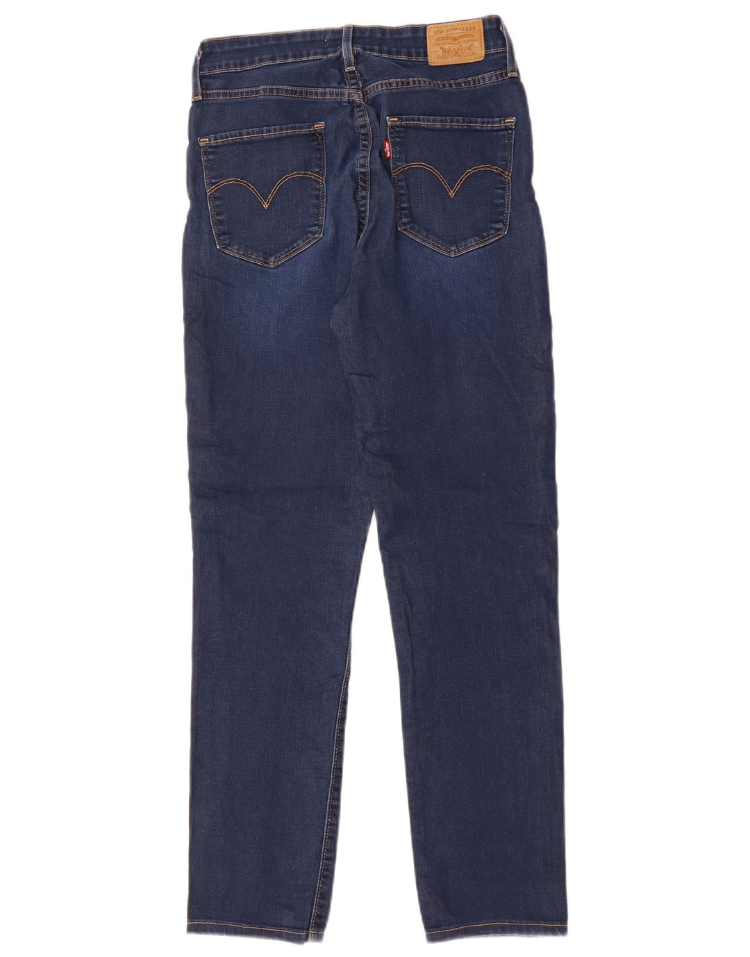 LEVI'S Jeans ajustados de talle alto 721 para mujer W28 L28 Algodón azul marino
