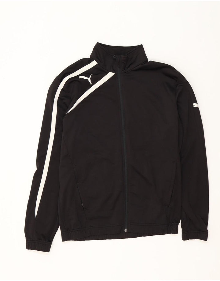 Puma Chaqueta de chándal para hombre con bloques de color negro mediano Poliéster