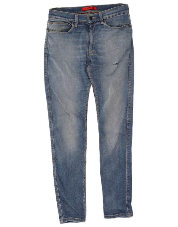 Vaqueros pitillo Hugo Boss Mujer W29 L32 Algodón azul