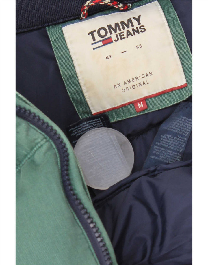Tommy Hilfiger Chaqueta acolchada para hombre UK 38 Algodón verde medio