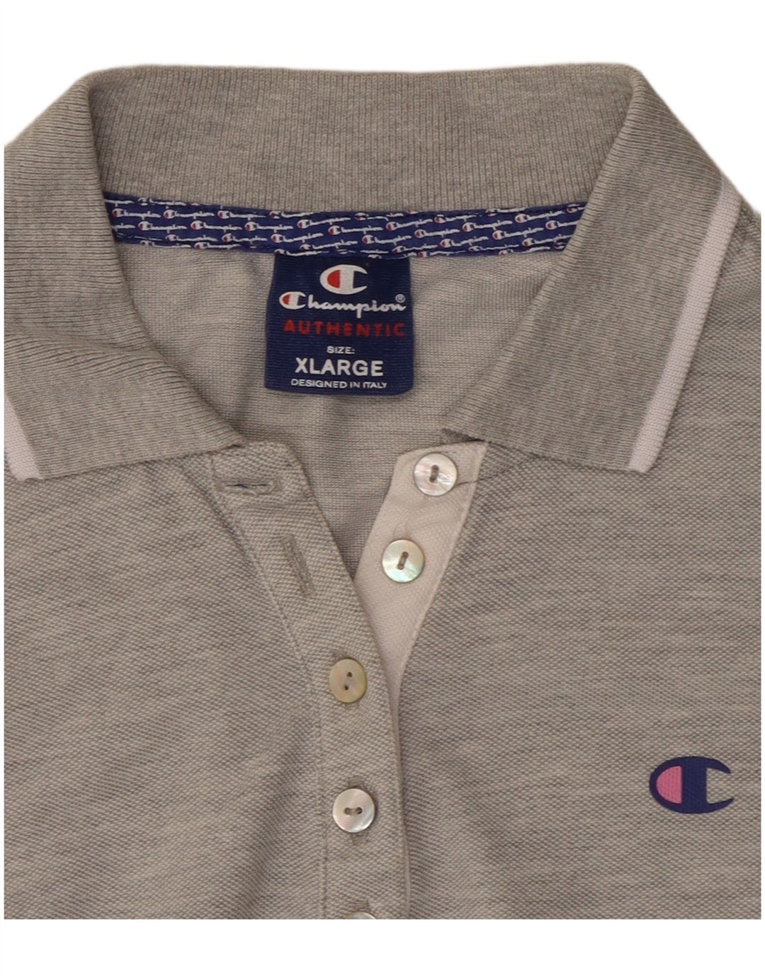Champion Polo Mujer UK 40 XL Gris
