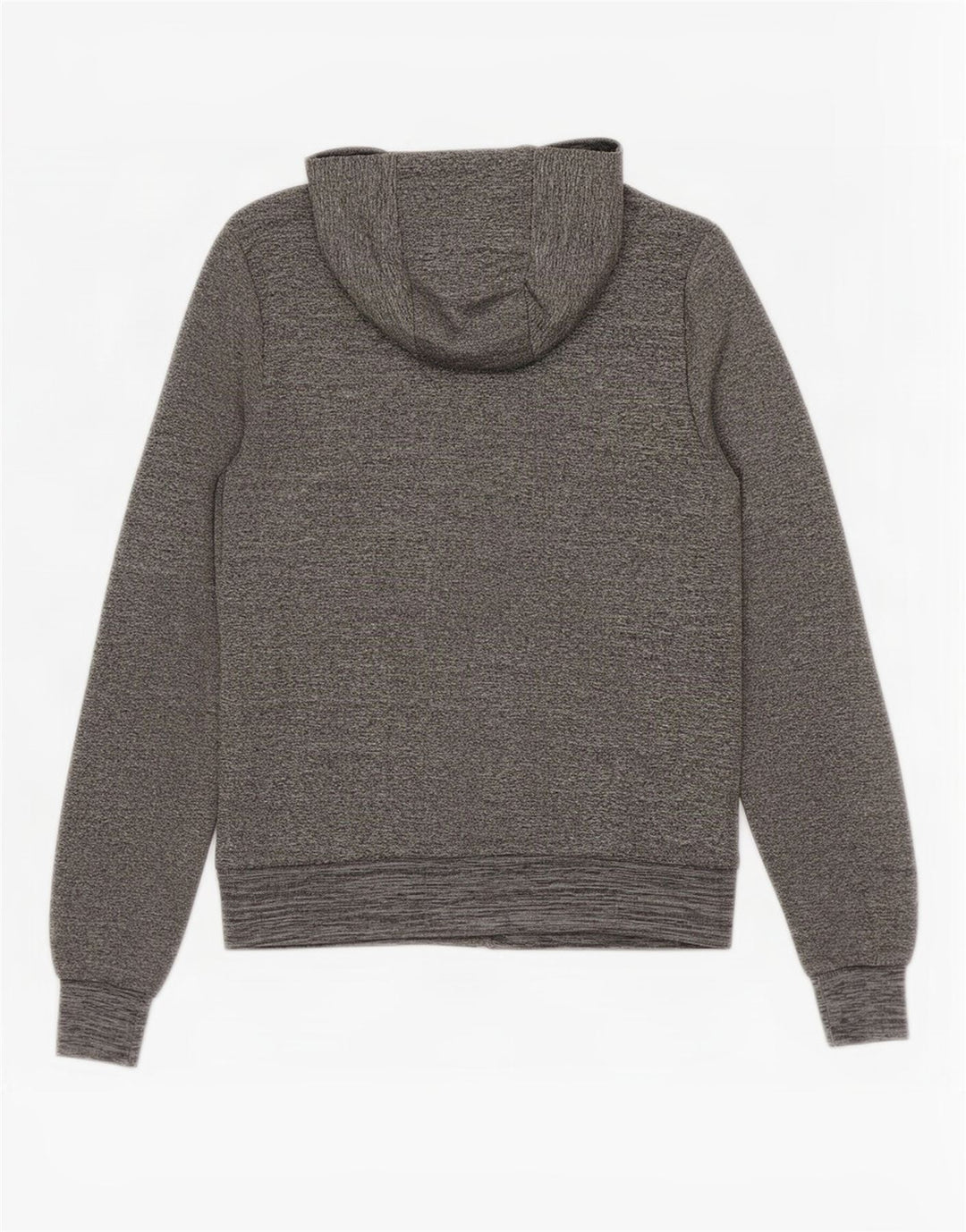 Ellesse Sudadera con capucha y cremallera para mujer UK 8 Small Gris Colorblock Poliéster