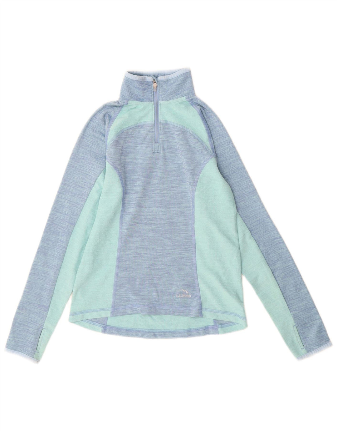 L.L.Bean Camiseta de chándal para niña 7-8 años Pequeño Azul Colorblock