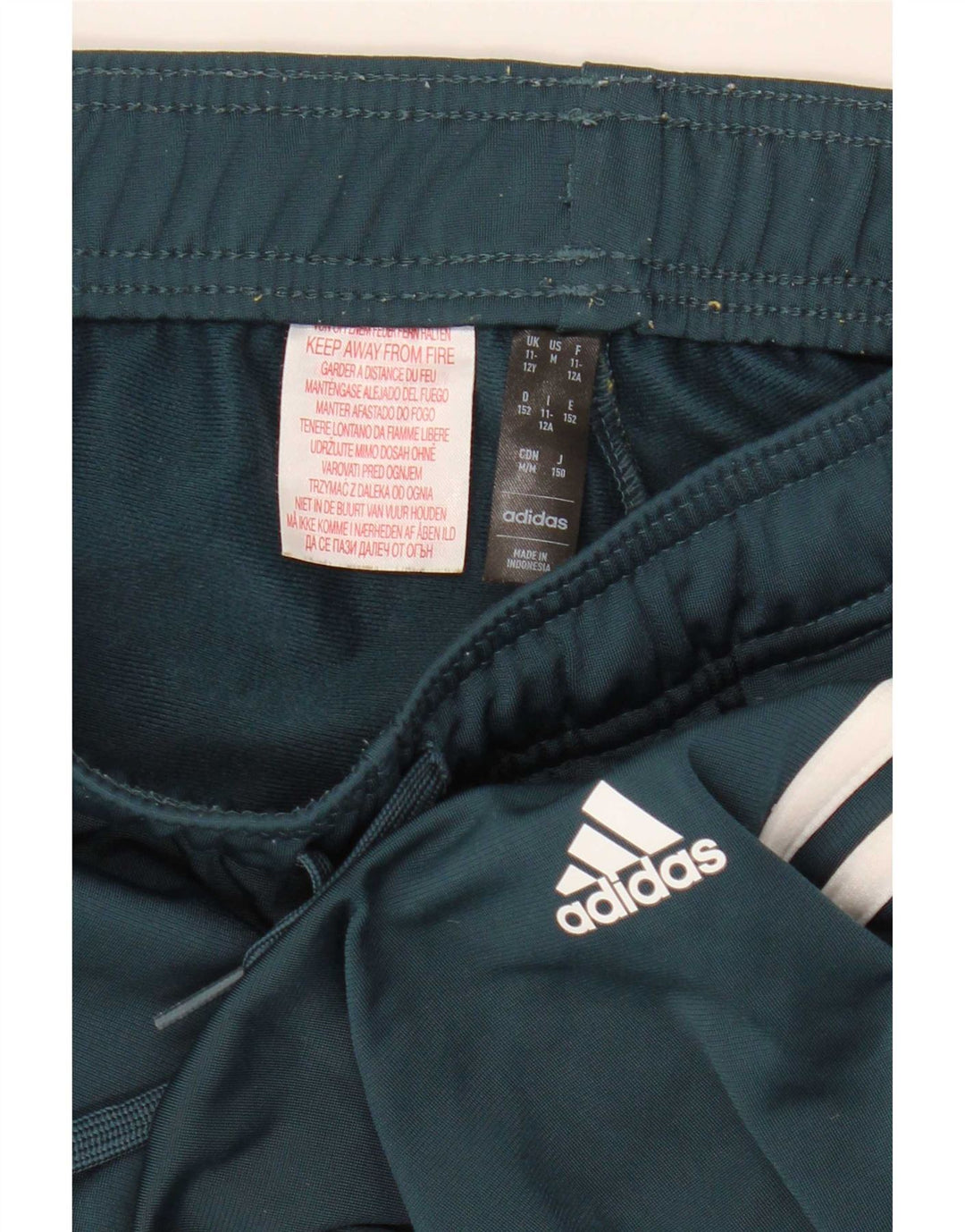 Adidas Pantalón Chándal Niño 11-12 Años Verde Poliéster