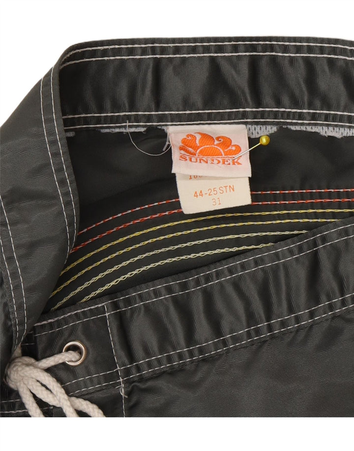 Bañador Sundek Hombre De Nylon Color Block Gris Medio