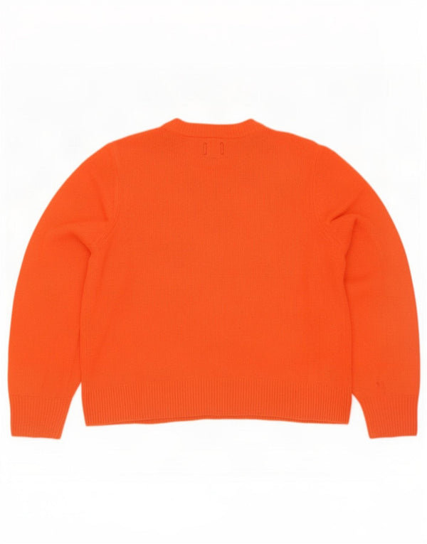 Gap Jersey extragrande con cuello redondo para mujer UK 46 Algodón naranja grande