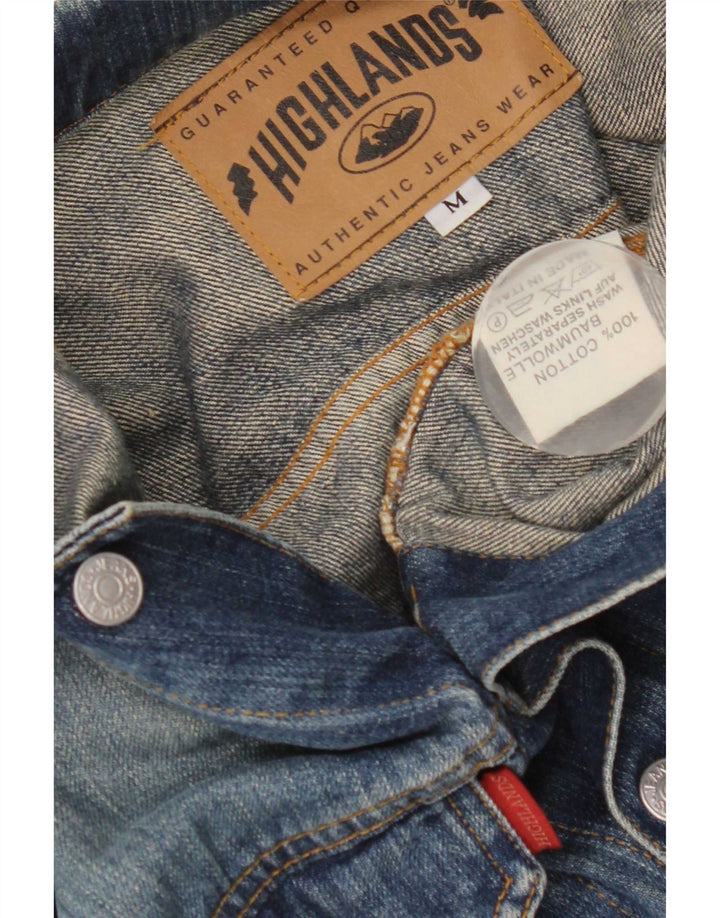 Chaqueta vaquera para hombre High Lands UK 38 Algodón azul medio