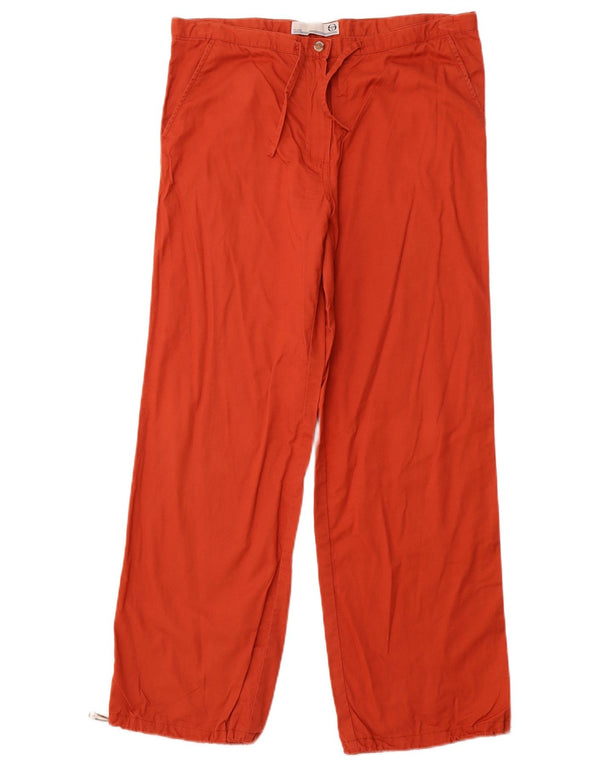 SERGIO TACCHINI Pantalones casuales para mujer IT 44 Medium W32 L29 Naranja