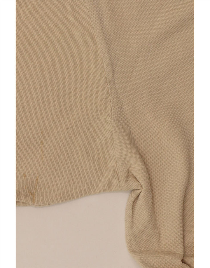 Polo Kappa Hombre Algodón Beige Medio