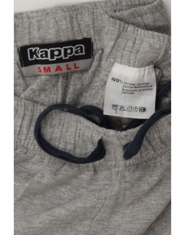 KAPPA Pantalones de chándal para hombre pequeños de algodón moteado gris