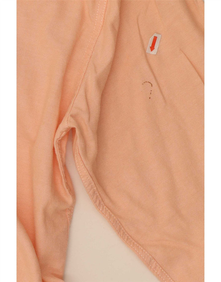 Camisa Rifle Hombre Small Naranja Algodón